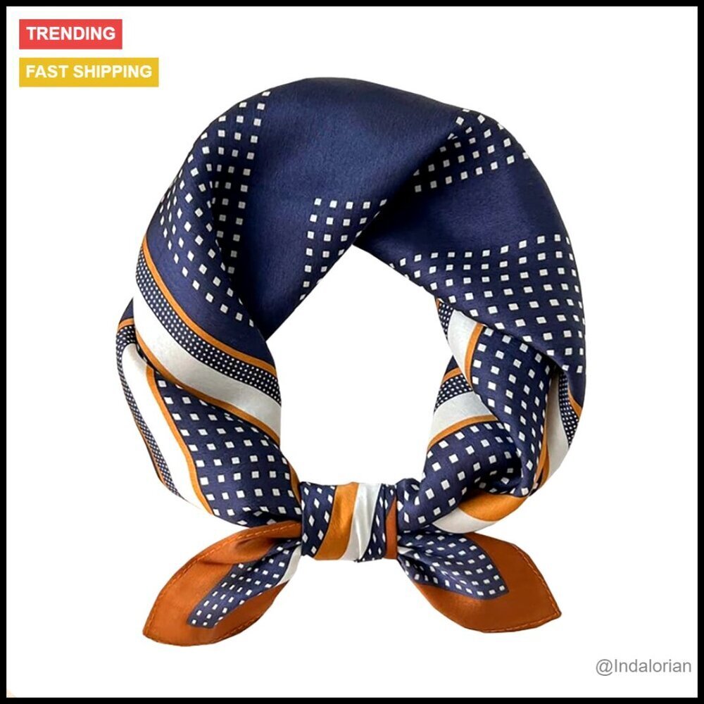 Mulberry Silk Square Scarf Elegant Lightweight Versatile Digital Print